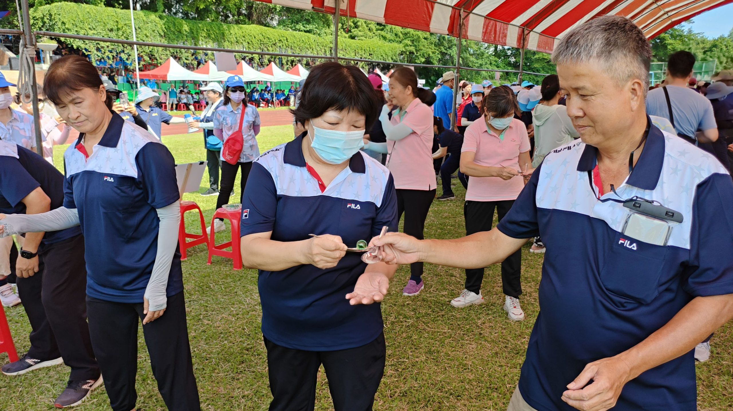 縣長許淑華親臨助陣 市民運動熱情高漲（記者 范至延 攝）