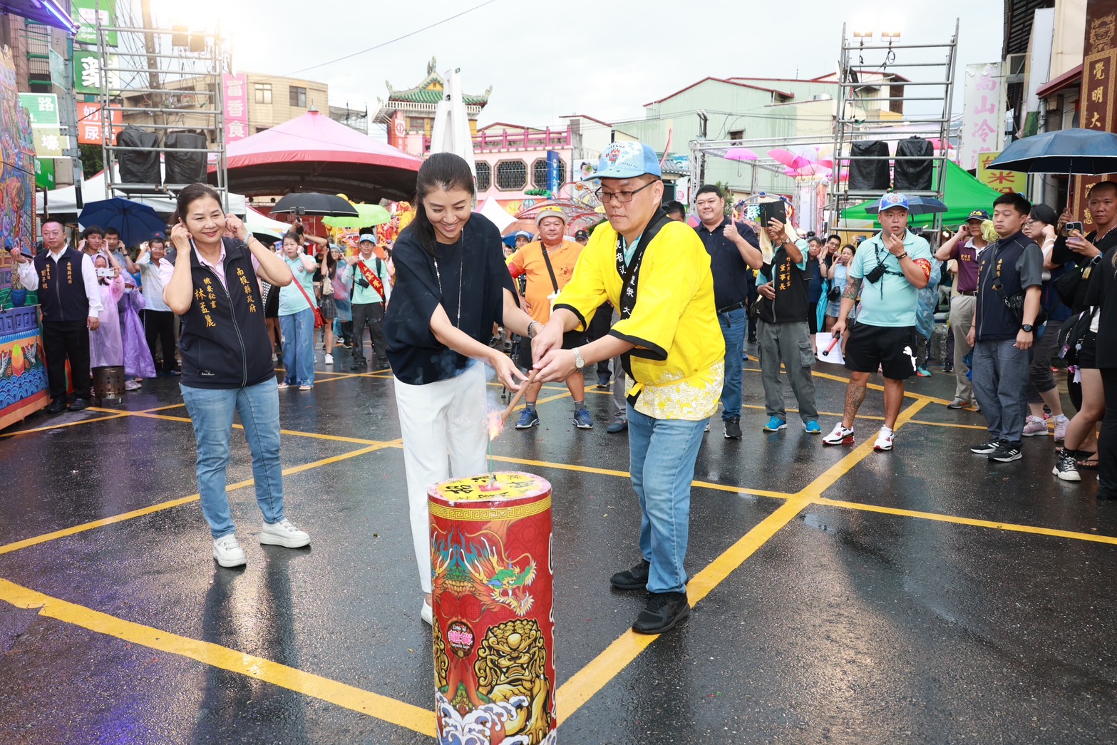 竹山正覺寺文化祭亮點多 美食街與民俗藝品展攤開放（圖：南投縣政府 提供）